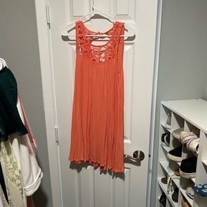 Coral dress